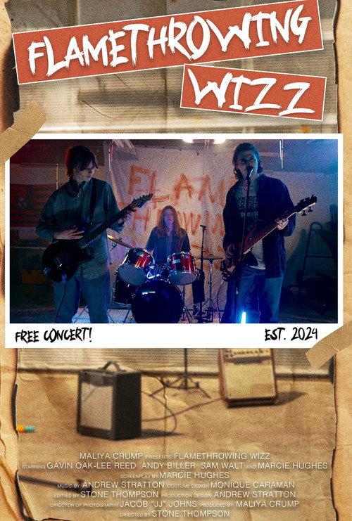 Flamethrowing Wizz 2025 official movie poster