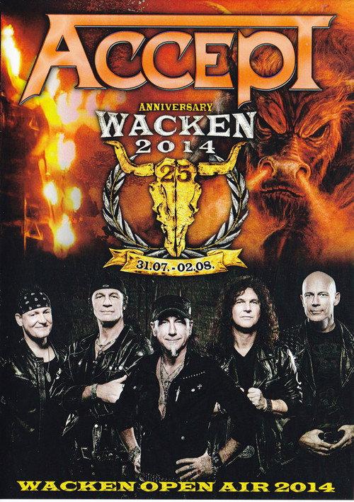 Accept: [2014] Wacken Open Air 2014 official movie poster