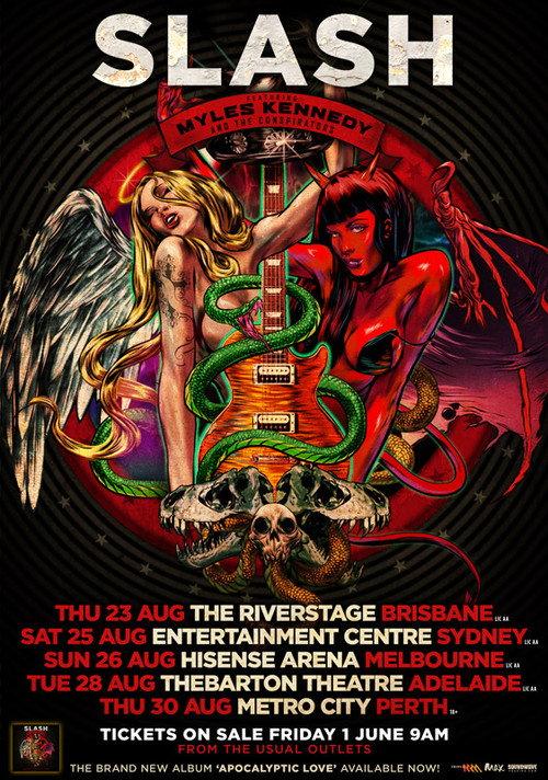 Slash ft. Myles Kennedy and The Conspirators - Live at Sydney 2012 official movie poster