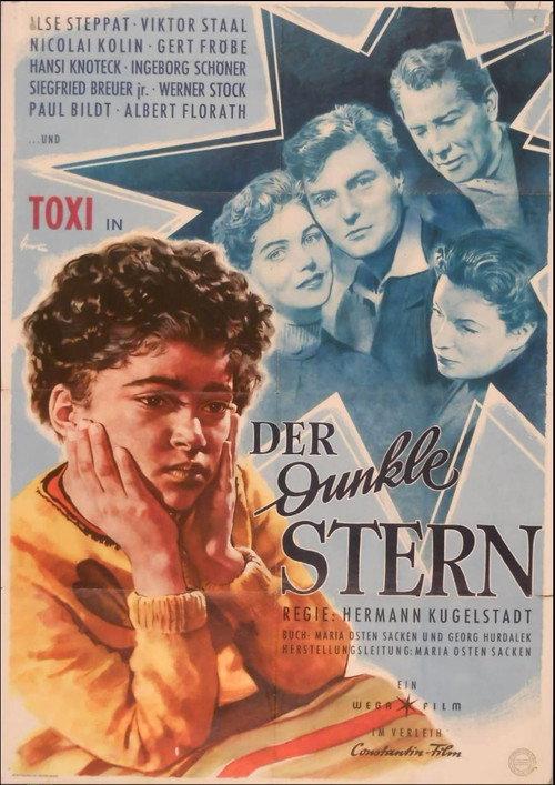 Der dunkle Stern 1955 official movie poster