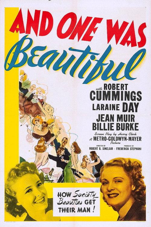 And One Was Beautiful 1940 official movie poster