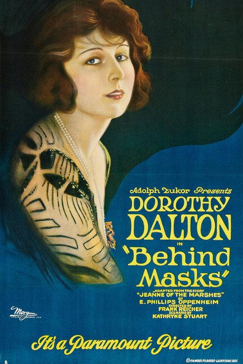 Behind Masks 1921 official movie poster