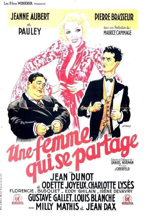 Une femme qui se partage 1937 official movie poster