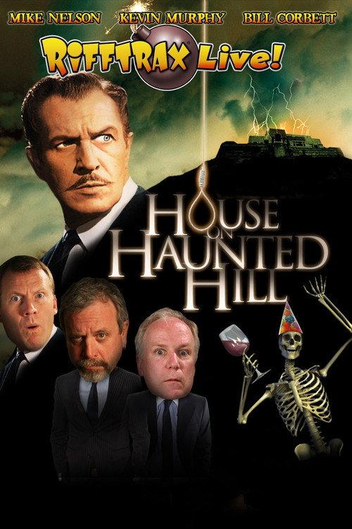 RiffTrax Live: House on Haunted Hill 2010 official movie poster
