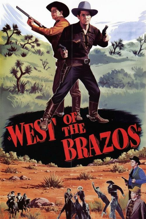 West of the Brazos 1950 official movie poster