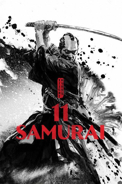 Eleven Samurai 1967 official movie poster