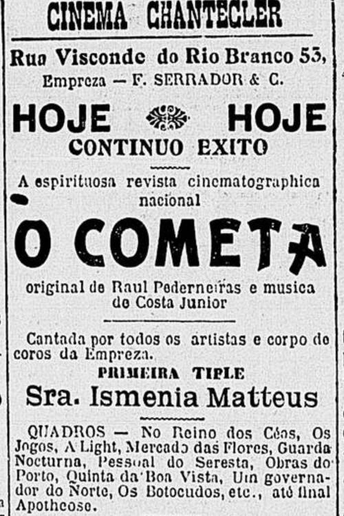 O Cometa 1910 official movie poster