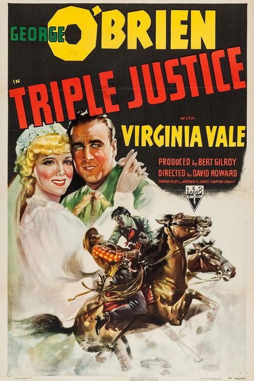 Triple Justice 1940 official movie poster