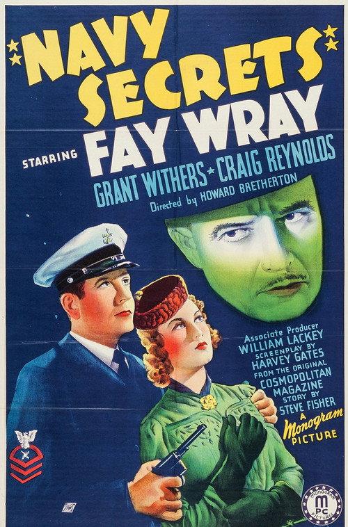 Navy Secrets 1939 official movie poster