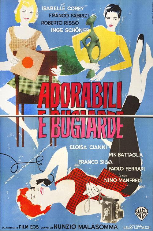 Adorable and Lying 1958 official movie poster