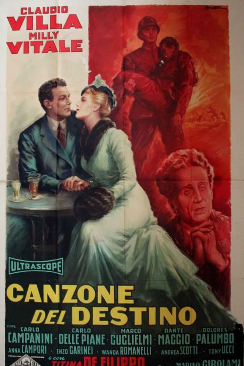 La canzone del destino 1957 official movie poster