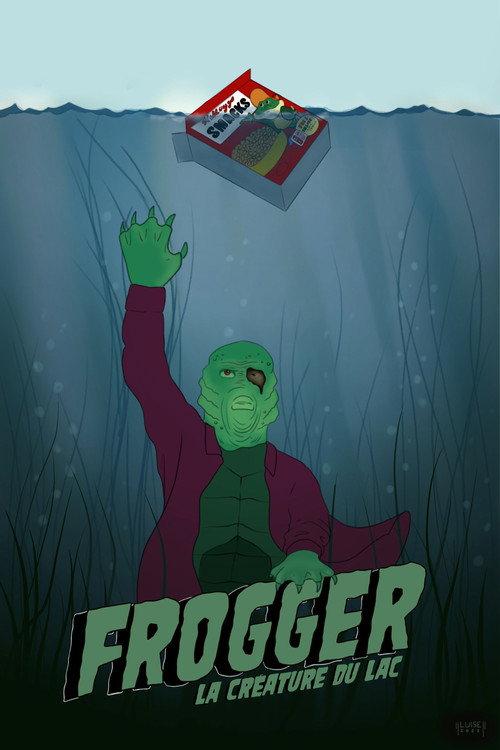 FROGGER, LA CREATURE DU LAC 2022 official movie poster