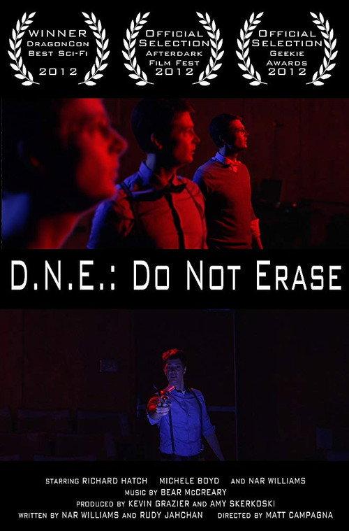 D.N.E.: Do Not Erase 2012 official movie poster