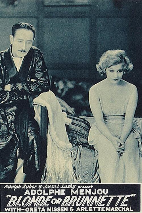 Blonde or Brunette 1927 official movie poster