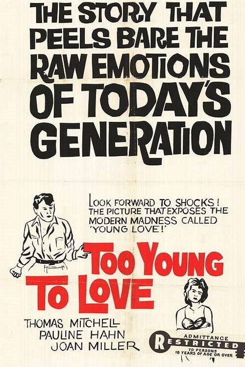 Too Young to Love 1960 official movie poster