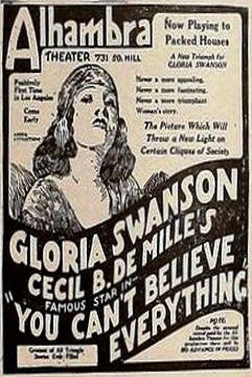 You Can't Believe Everything 1918 official movie poster