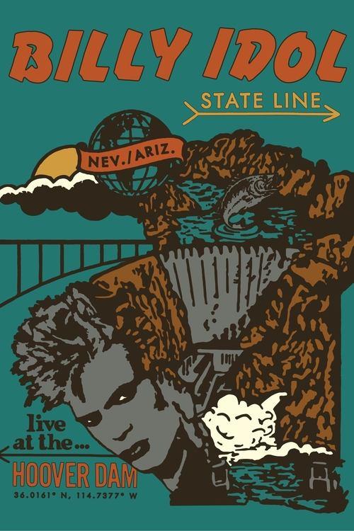Billy Idol: State Line 2023 official movie poster