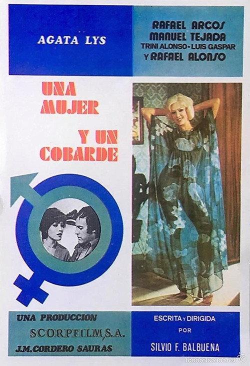 Una mujer y un cobarde 1979 official movie poster