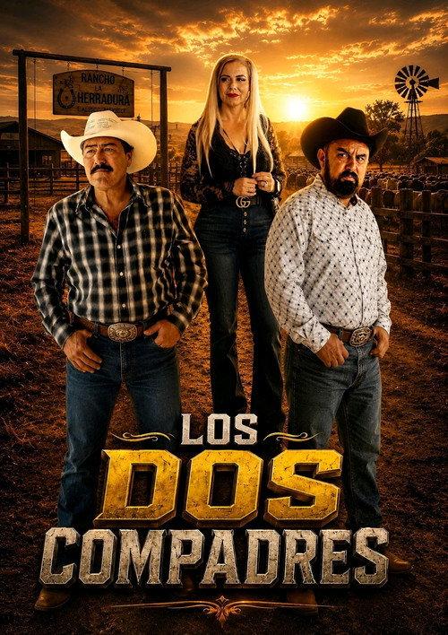 Los Dos Compadres 2023 official movie poster