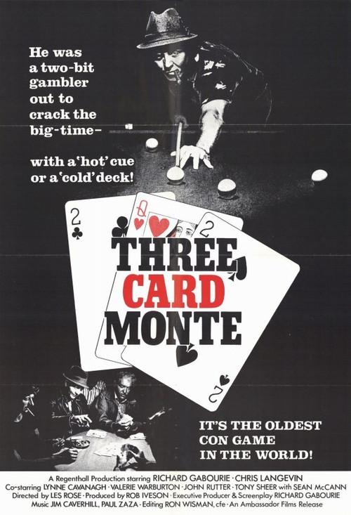 Three Card Monte 1978 official movie poster