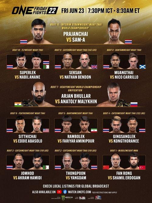 ONE Friday Fights 23: Paedsanlek vs. Kongklai 2023 official movie poster