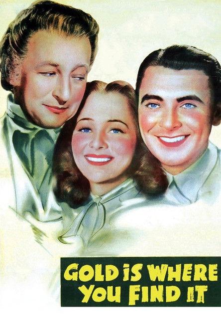 Gold Is Where You Find It 1938 official movie poster