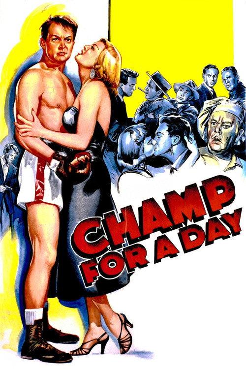 Champ for a Day 1953 official movie poster