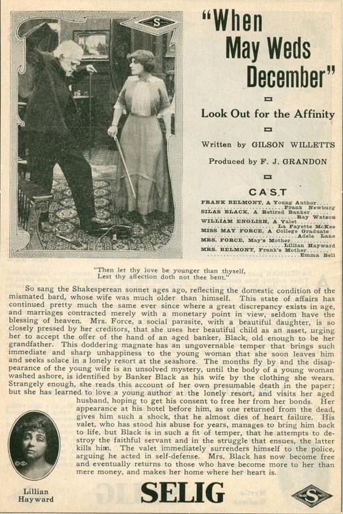When May Weds December 1913 official movie poster