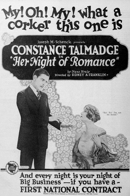 Her Night of Romance 1924 official movie poster