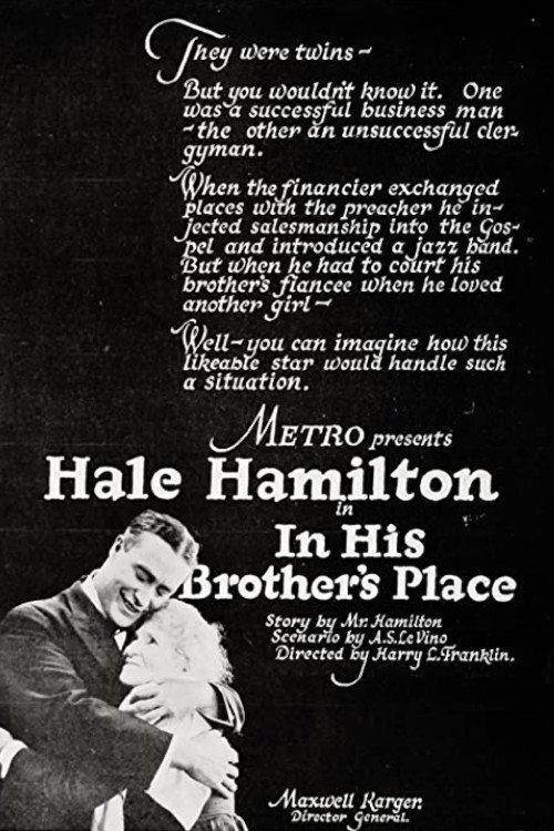 In His Brother's Place 1919 official movie poster