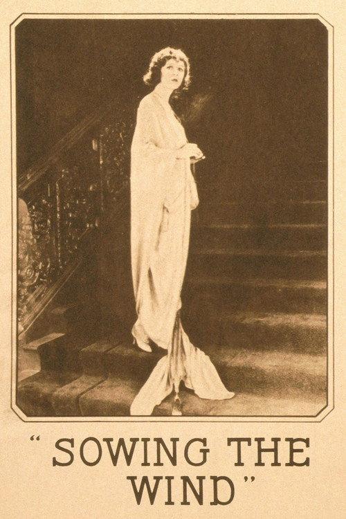 Sowing the Wind 1921 official movie poster