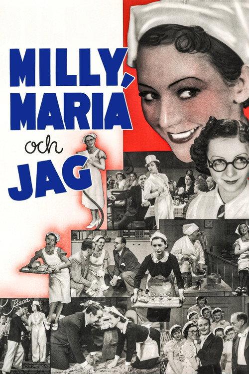 Milly, Maria och jag 1938 official movie poster