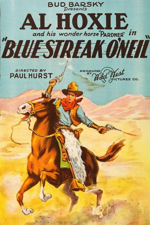 Blue Streak O'Neil 1926 official movie poster