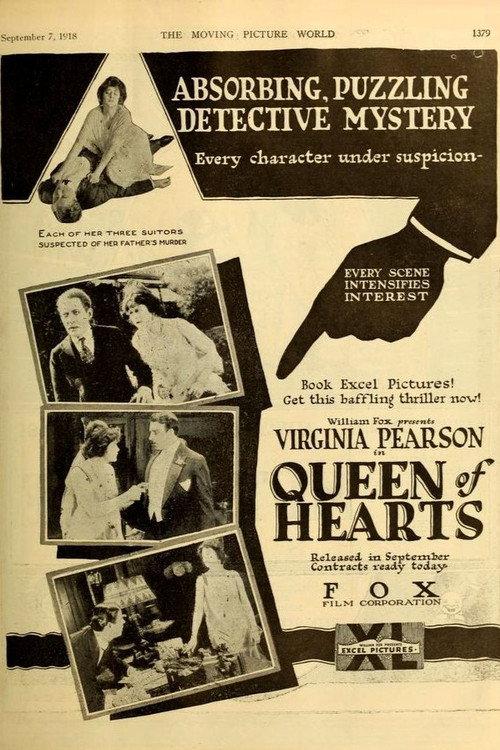 The Queen of Hearts 1918 official movie poster
