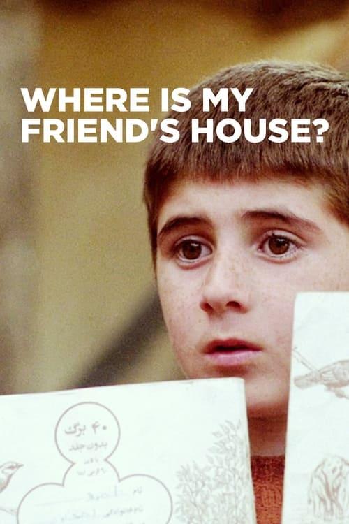 Where Is The Friend's House? 1987 official movie poster