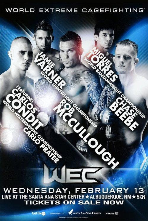 WEC 32: New Mexico 2008 official movie poster