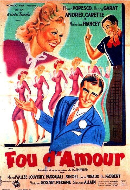 Fou d'amour 1943 official movie poster