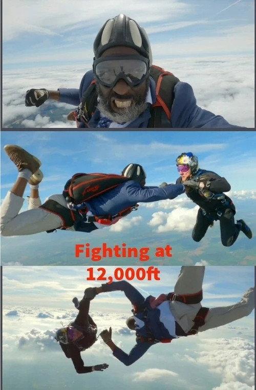 Fighting at 12,000ft  official movie poster