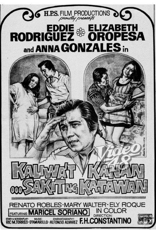 Kaliwa't Kanan...Sakit ng Katawan 1976 official movie poster