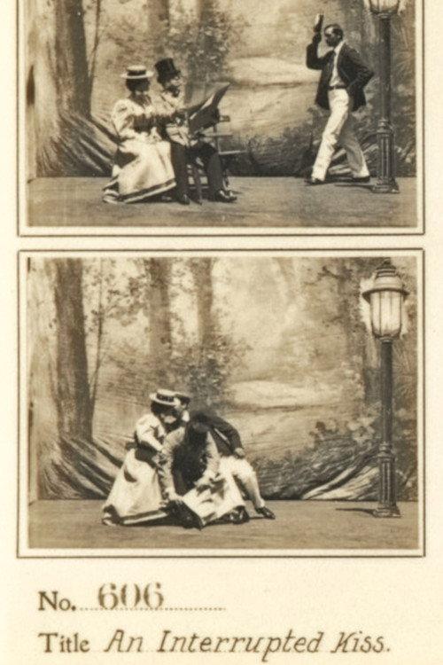 An Interrupted Kiss 1898 official movie poster