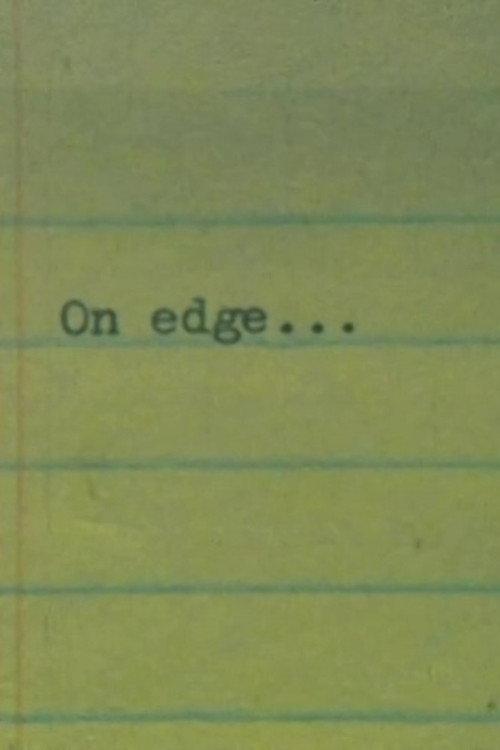 On Edge... 1987 official movie poster