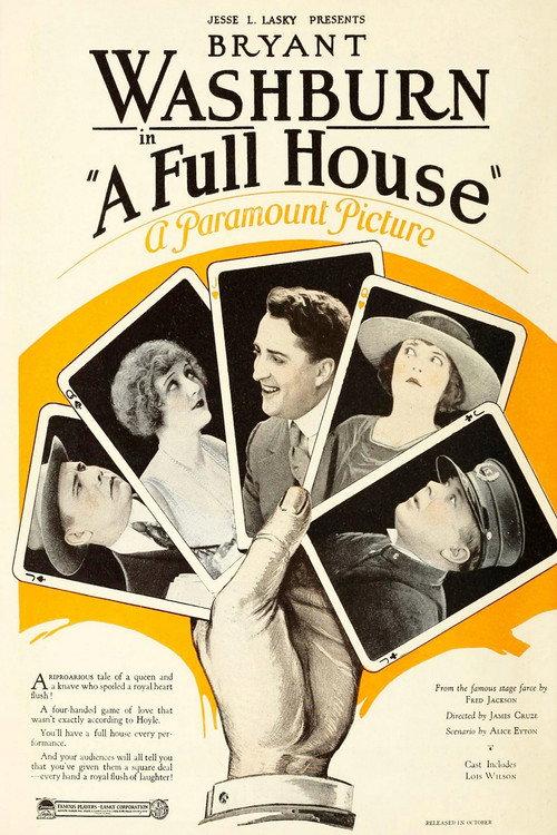 A Full House 1920 official movie poster