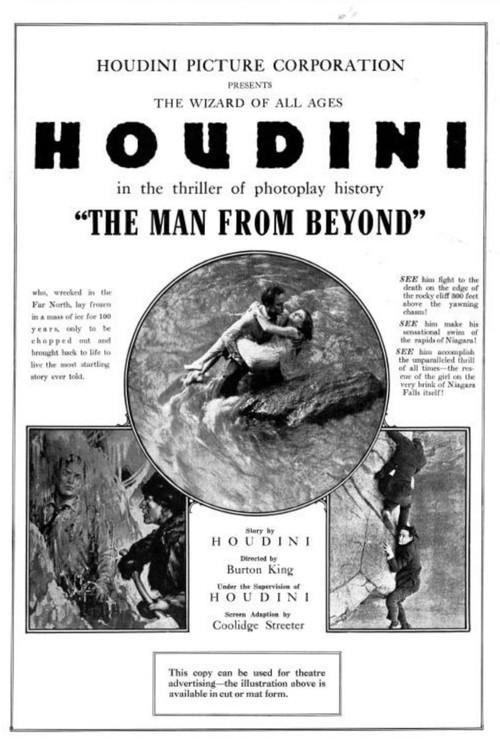 The Man from Beyond 1922 official movie poster