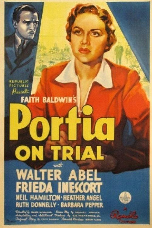 Portia on Trial 1937 official movie poster