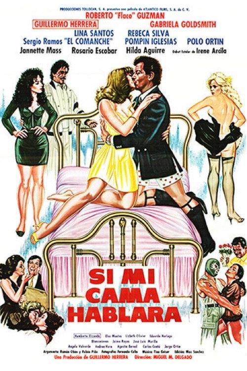 Si mi cama hablara 1989 official movie poster