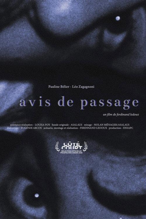 Avis de passage 2025 official movie poster