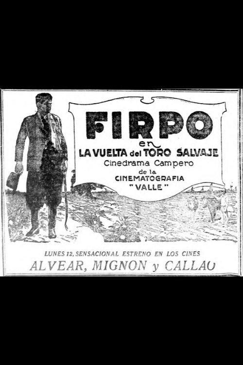 La vuelta del toro salvaje 1924 official movie poster