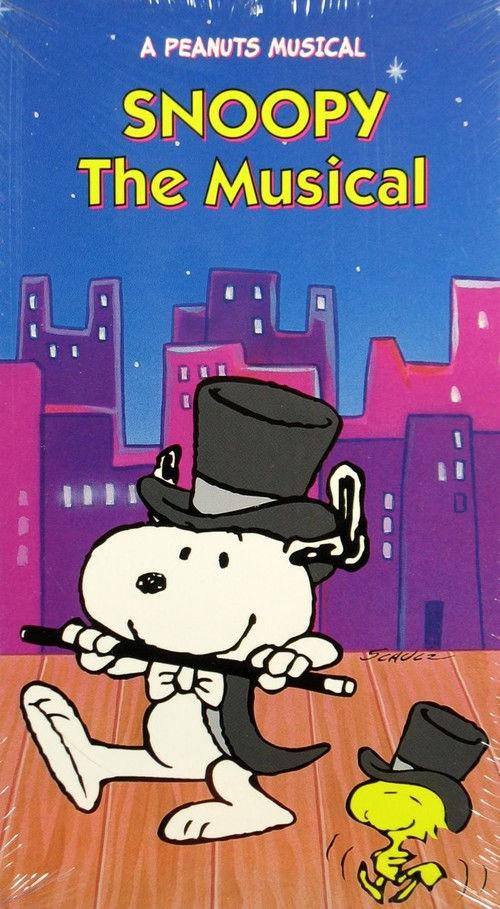 Snoopy: The Musical 1988 official movie poster