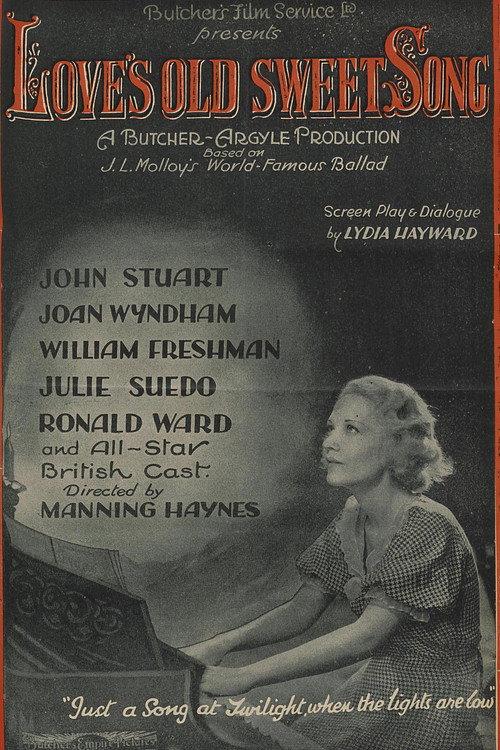 Love's Old Sweet Song 1933 official movie poster