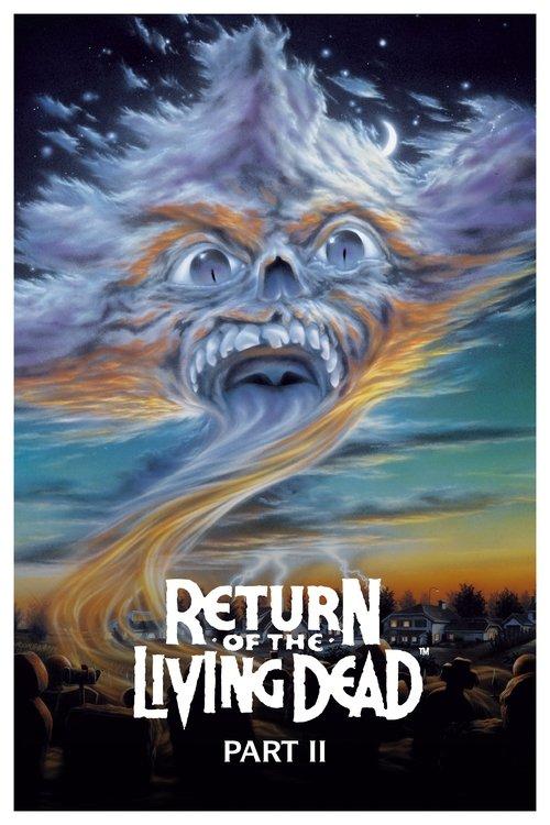 Return of the Living Dead Part II 1988 official movie poster